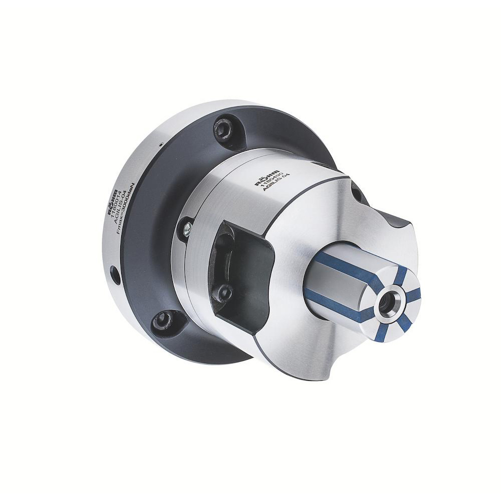 Röhm Segmentspanndorn AGILIS, kraftbetätigt, Größe AGILIS 2, mit Flanschaufnahme - 1180002