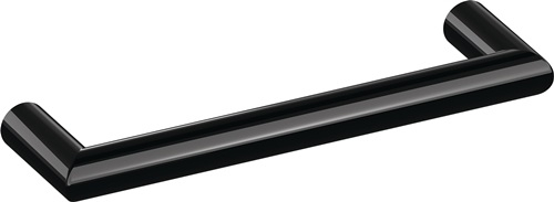 HEWI Möbelgriff 562.13.128 Ku.90 tiefschwarz 128mm D.13mm - 562.13.128 90