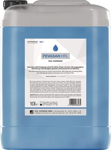 Handreinigung PEVASAN HRL 10l silikonfrei,pH-neutral Kanister PAUL VOORMANN