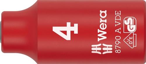 Steckschlüsseleinsatz 8790 A VDE 1/4 Zoll SW 4mm L.41mm WERA
