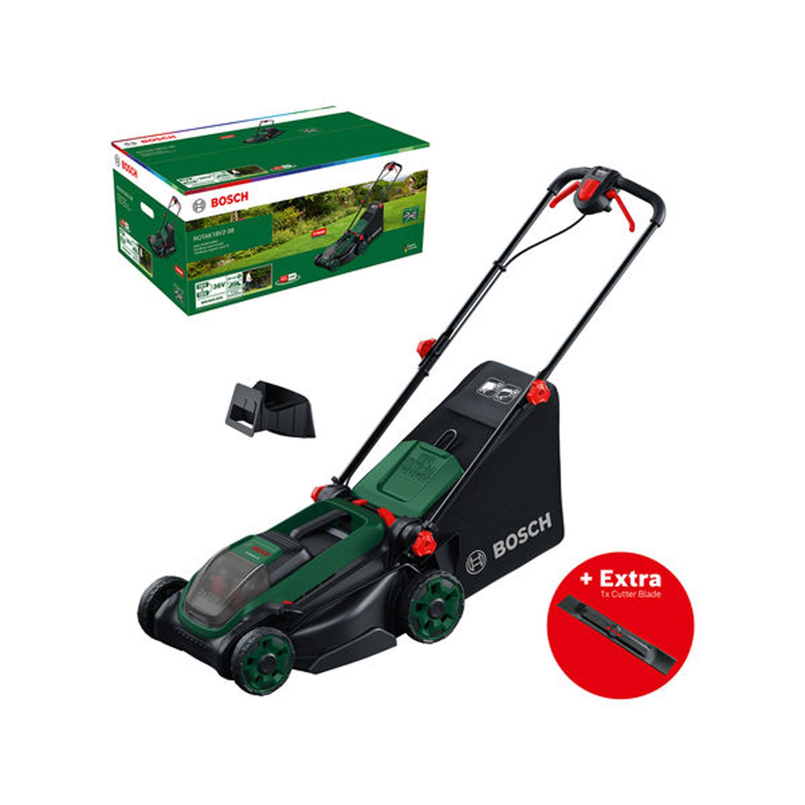 Bosch Akku-Rasenmäher ROTAK18V2-38 - 06008B9M02