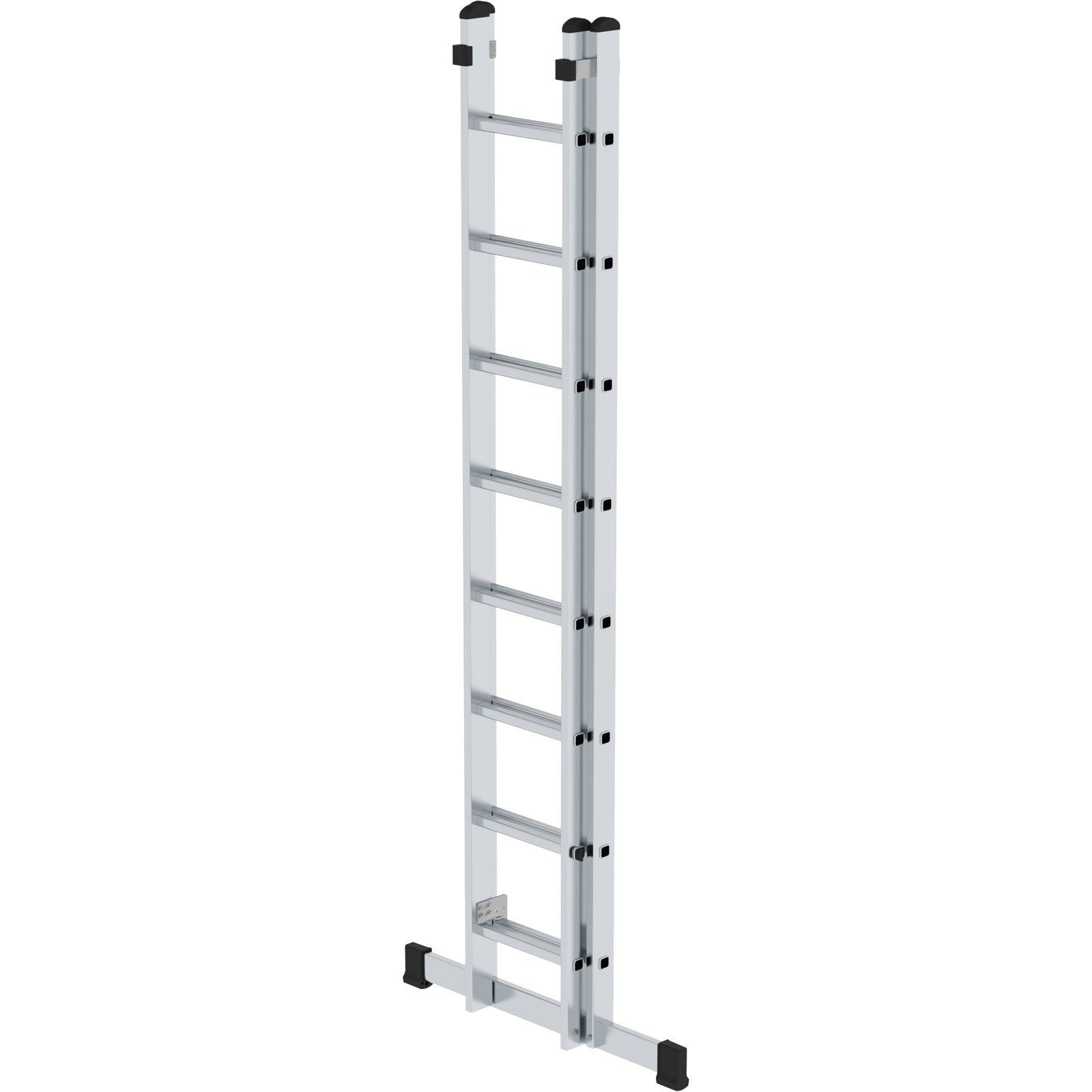 Günzburger Steigtechnik Sprossen-Schiebeleiter 2tlg. mit Standard-Traverse 2 x 8 Sprossen - 020808