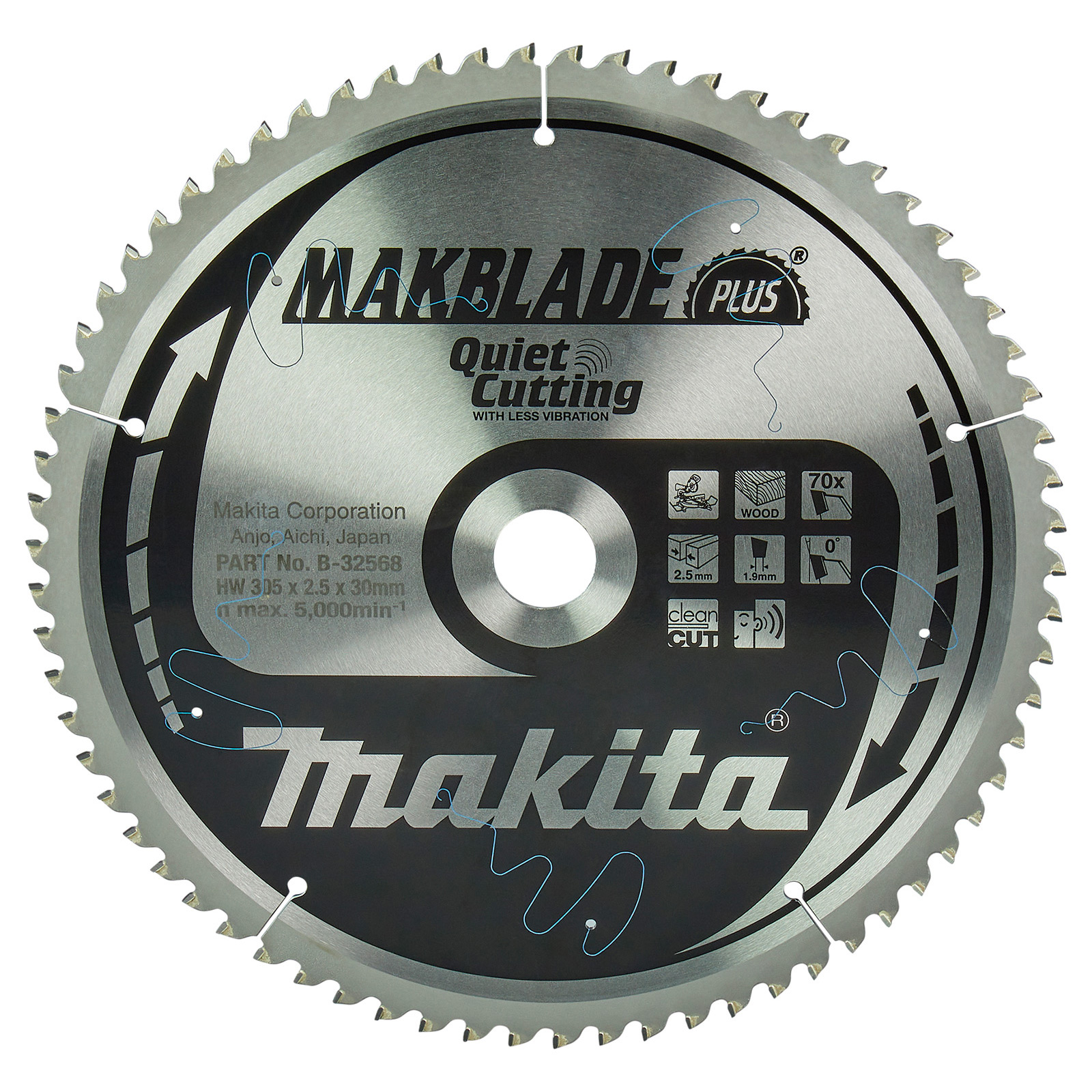 Makita MAKBLADE+ Sägeblatt 305x30x70Z - B-32568