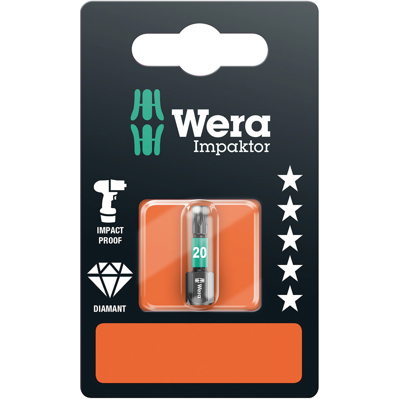 Wera 867/1 IMP DC SB Impaktor Bits - 05073924001