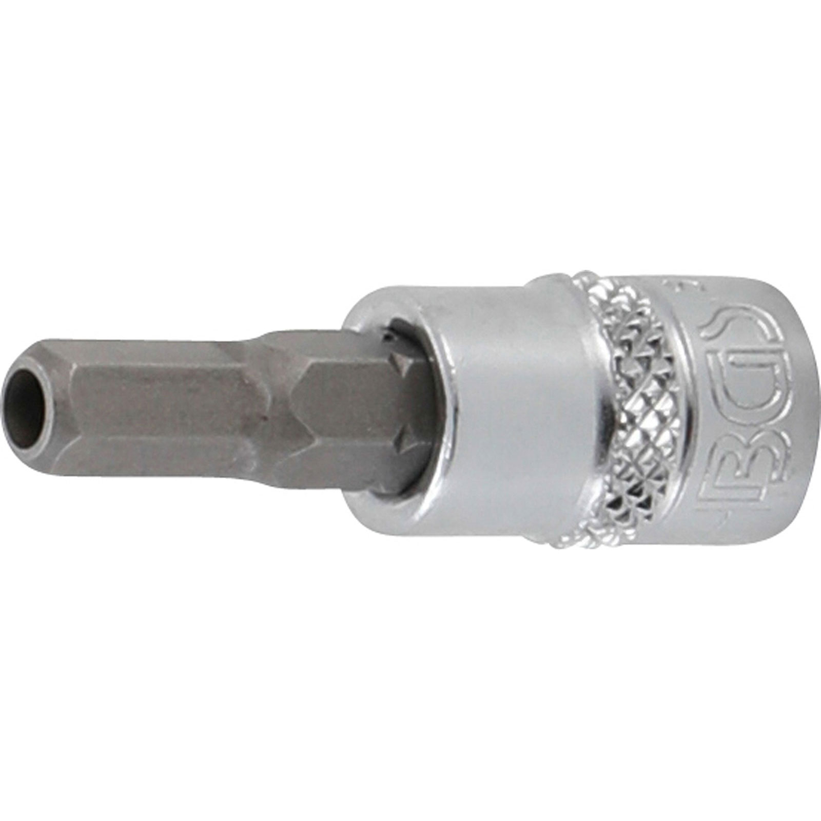 BGS Bit-Einsatz Antrieb Innenvierkant 6,3 mm (1/4") Innensechskant mit Bohrung 5,5 mm - 5156-5-5