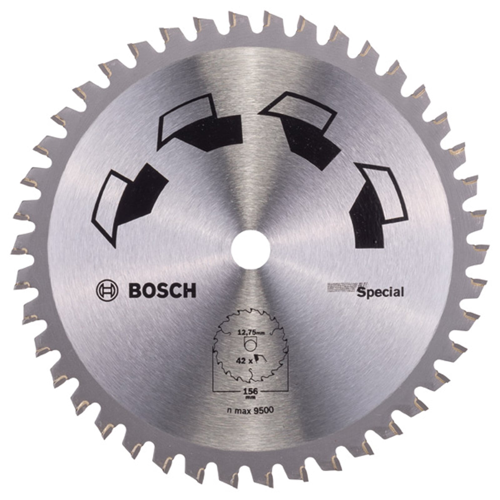 Bosch Kreissägeblatt SPECIAL D= 156 mm Bohrung= 12,75 mm Z= 42 - 2609256898