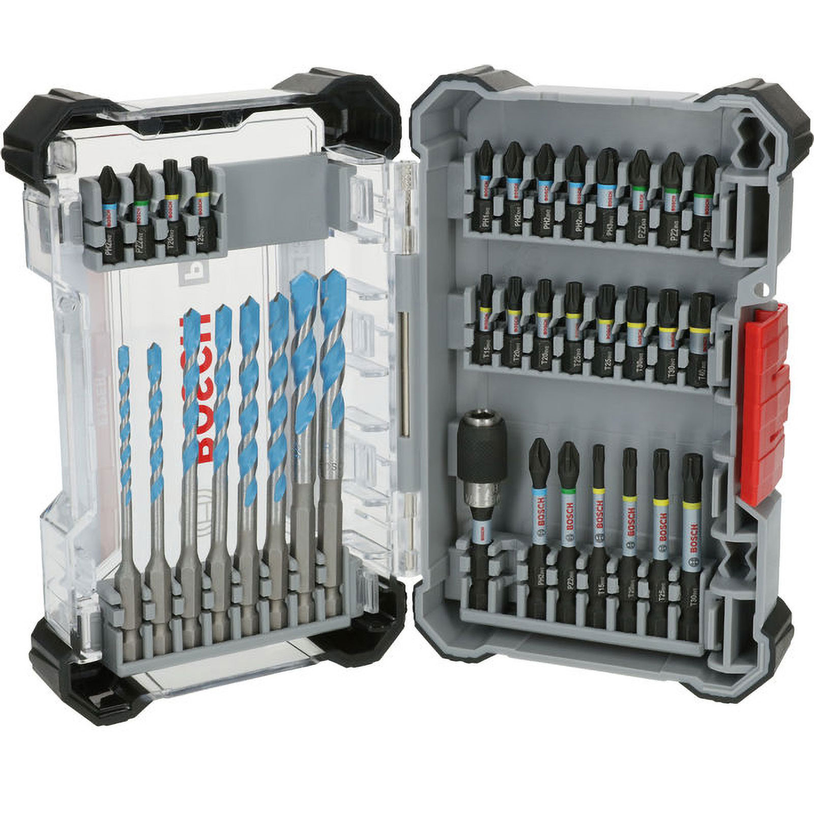 Bosch PRO Impact Schrauberbits und Multi Construction Bohrer Mixed Set 35-tlg. - 2608521U82