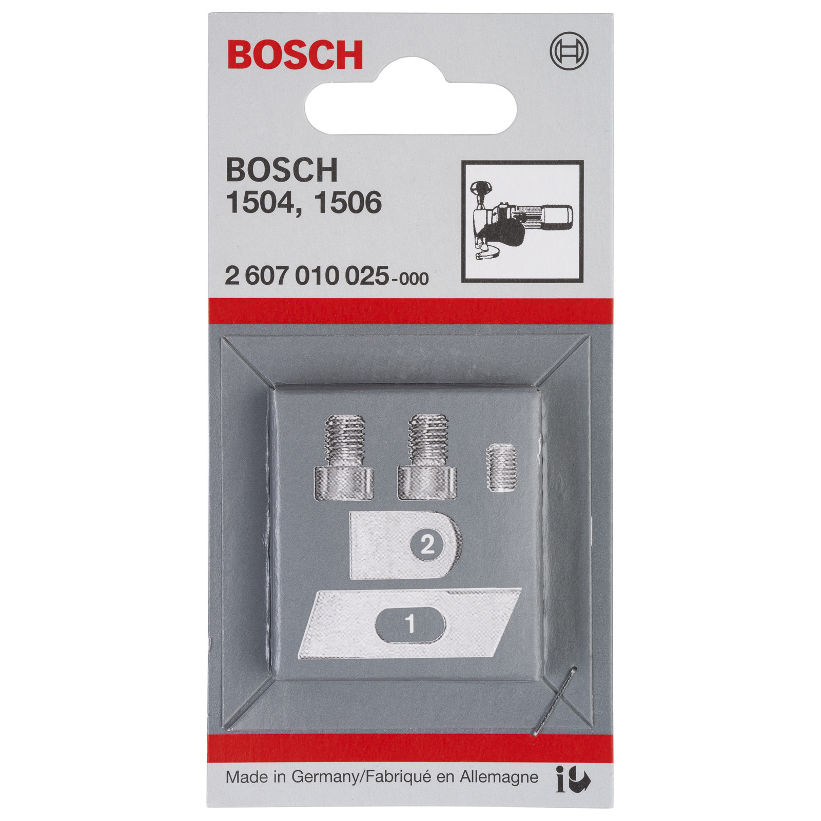 Bosch Messer-Set für Blech- und Universalscheren, 5tlg., GSC 2,8 - 2607010025