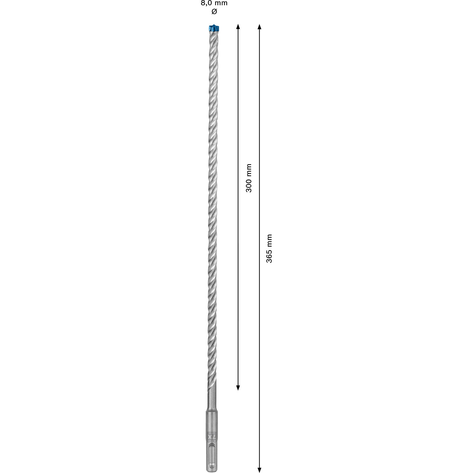 Bosch Expert SDS plus-7X Hammerbohrer 8 x 300 x 365 mm - 2608900092