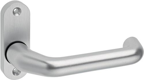 edi Profiltürdrückerlochteil 1391/0800 Alu.F1 ov.8mm gekr - 1391/0000/01