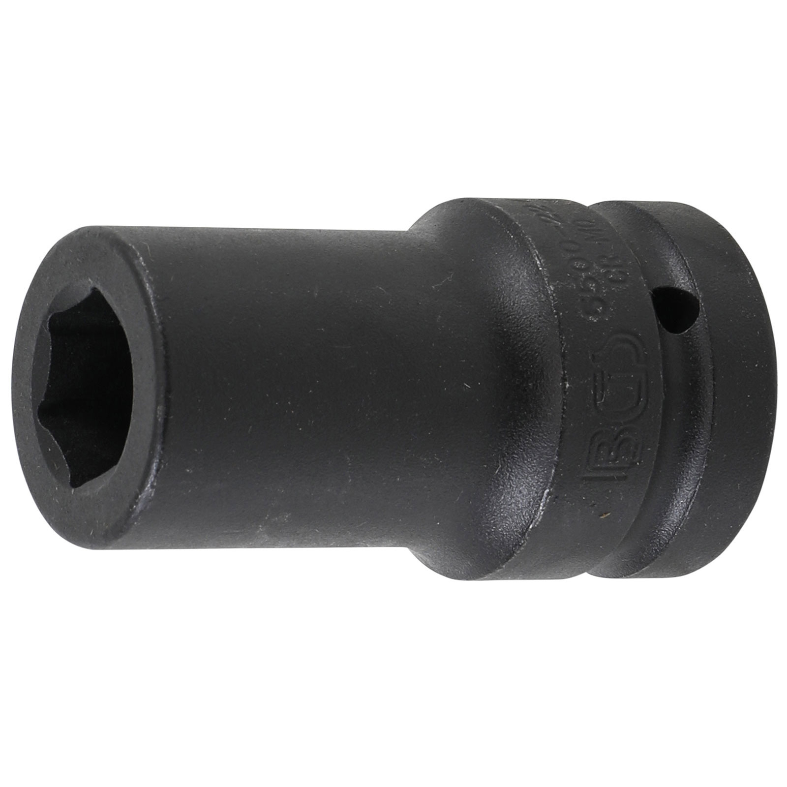 BGS Kraft-Steckschlüssel-Einsatz Sechskant tief Antrieb Innenvierkant 25 mm (1") SW 22 mm - 5500-22