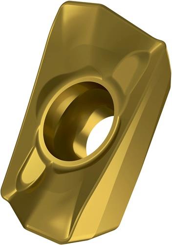 Fräswendeschneidplatte ISO ADMX 160616PR-R:M8330 D.4,5mm PVD beschichtet Gold