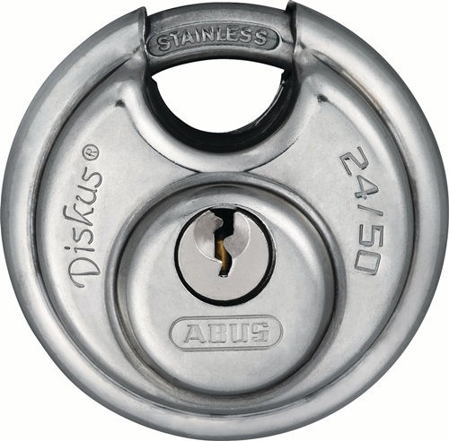 ABUS Zylindervorhangschloss 24IB/50 Schlosskörper-B.51mm VA versch.-schl. - 20317