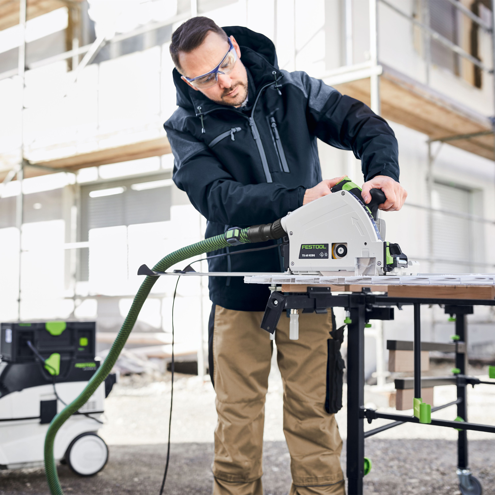 Festool Tauchsäge TS 60 KEBQ-Plus + Kreissägeblatt  HW 168 x 1,8 x 20 W28 im Systainer - 577847