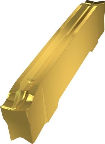 Wendeschneidplatte ISO GL3-D250G02-PM:G8330 Breite 2,55mm PVD beschichtet Gold