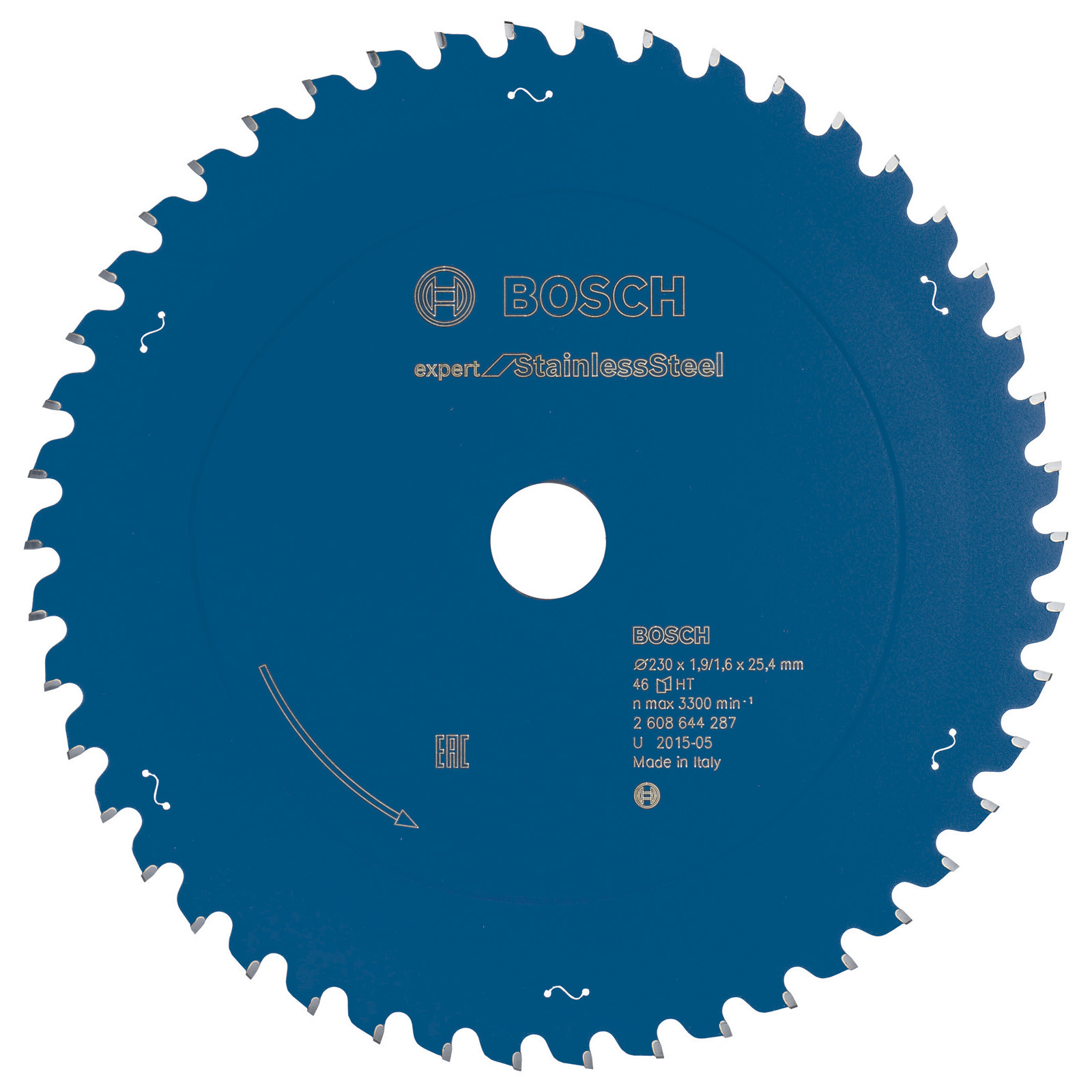 Bosch Kreissägeblatt Expert for Stainless Steel für Handkreissägen 230 x 20 x 1,9 mm 46 Zähne - 2608644287