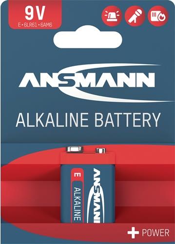 ANSMANN Batterie 9 V 6LP3146-E Block 550 mAh - 1515-0000