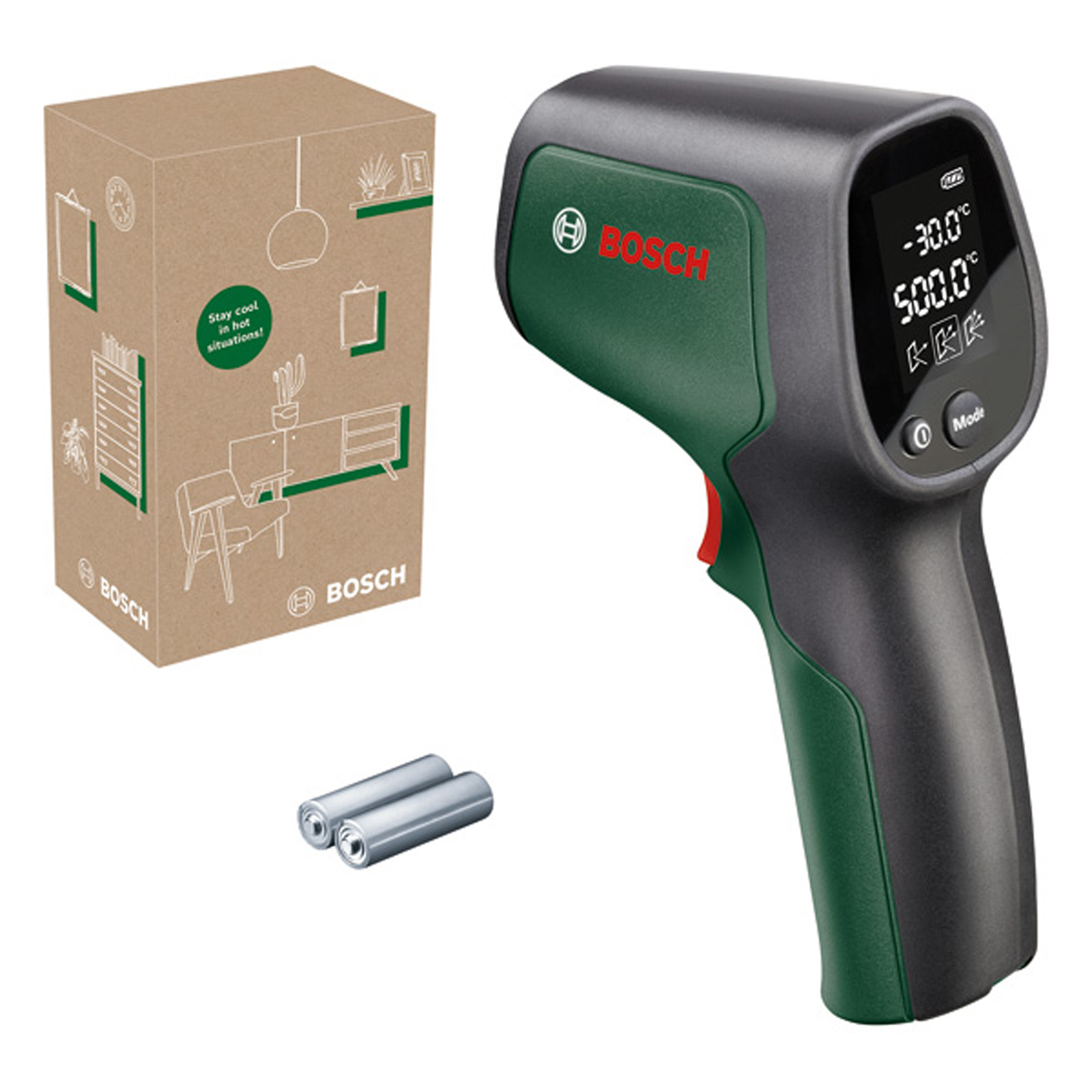 Bosch Thermodetektor UniversalTemp / 2x Batterie 1,5V LR6 - 06036831Z0