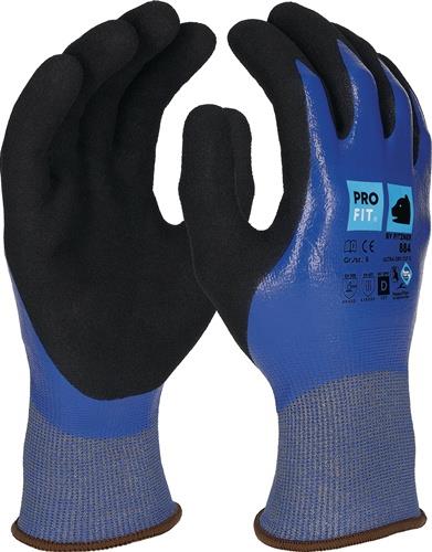 Schnitthandschuh Ultra DRY CUT D Gr.9 blau/schwarz EN 388,EN 407 PSA II PRO FIT