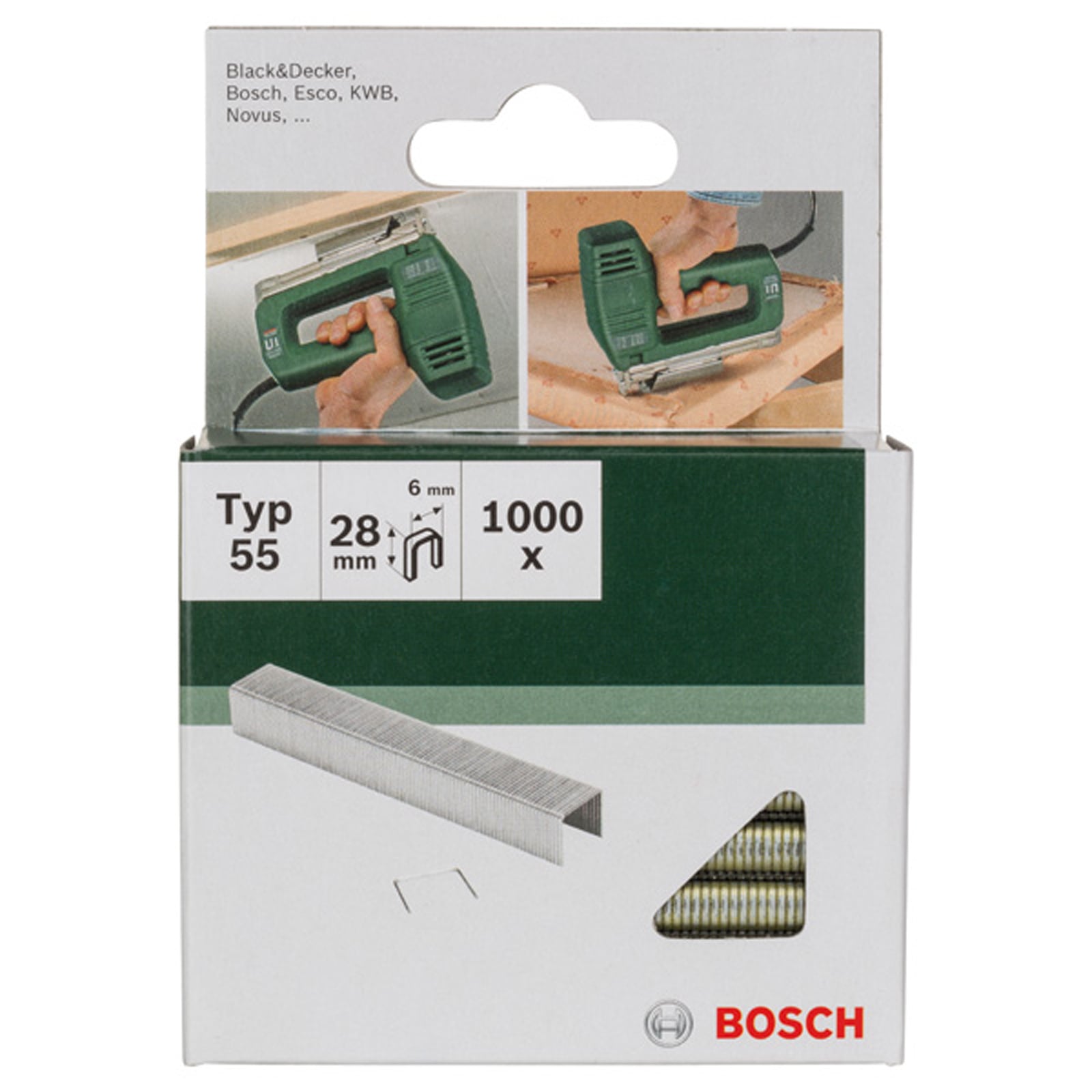 Bosch Klammer Typ 55 L= 28 mm - 2609255830