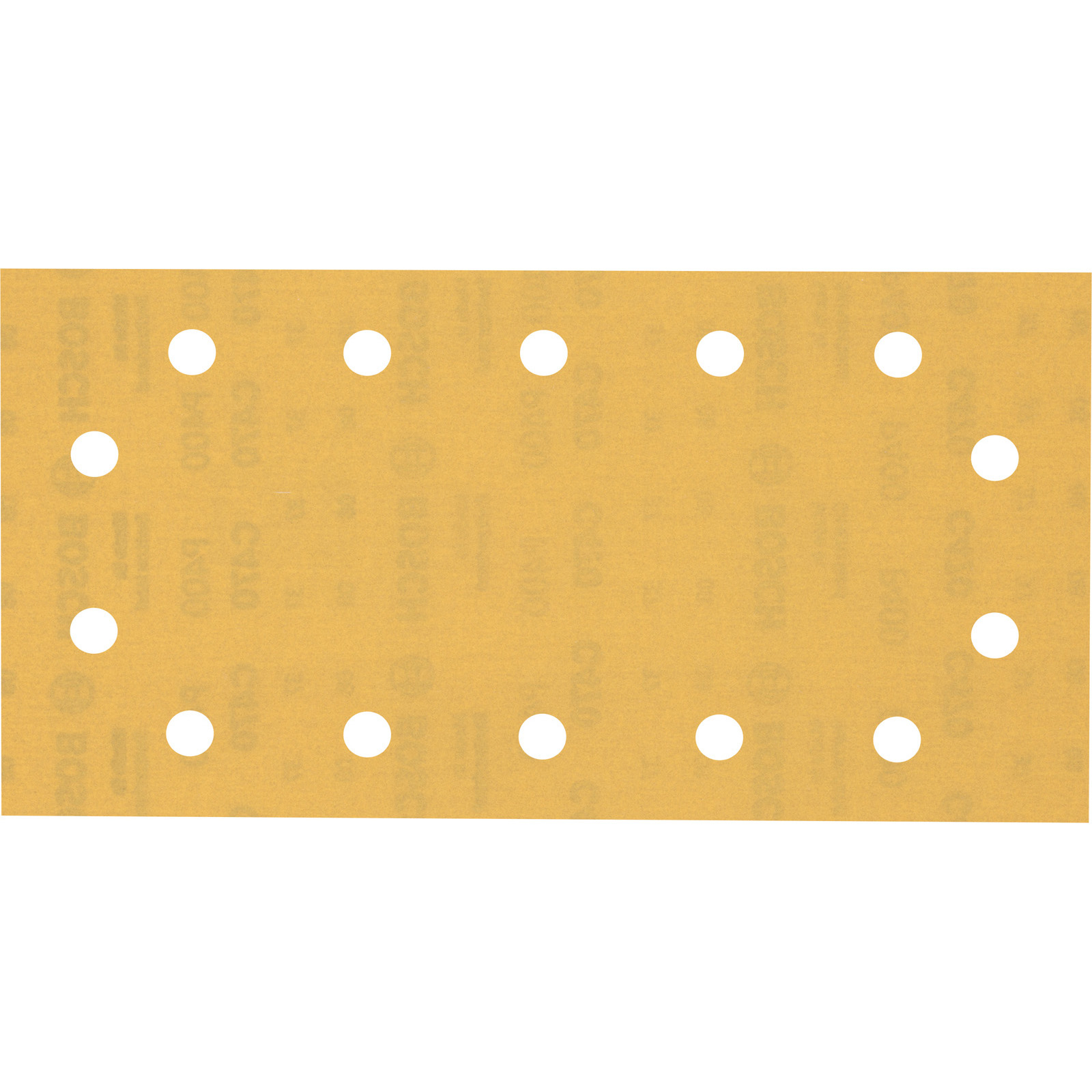 Bosch 50x Expert C470 Schleifpapier mit 14 Löchern für Schwingschleifer 115 x 230 mm G 400 - 2608900950