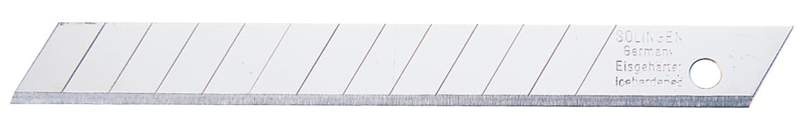 Abbrechklinge L142xB25xS0,7mm 6 Sollbruchstellen 10 St./Spender TECWERK