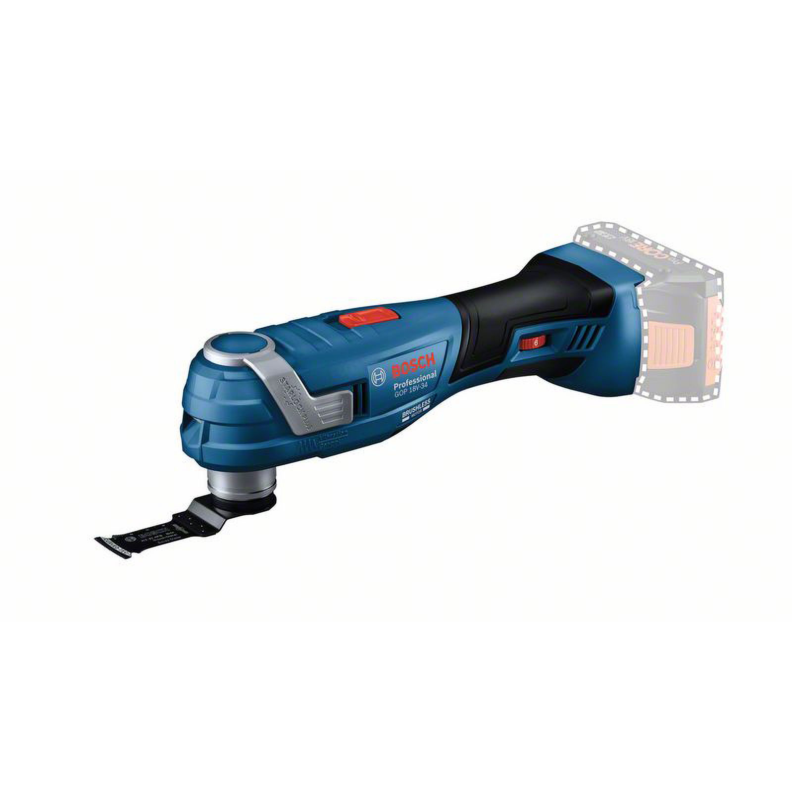 Bosch Akku-Multi-Cutter GOP 18V-34 Solo in L-Boxx - 06018G2000