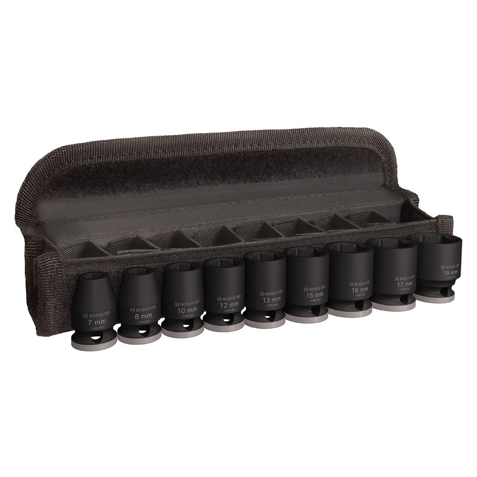 Bosch PRO Impact Socket Set 3/8" Standard 9‑tlg. - 2608003036