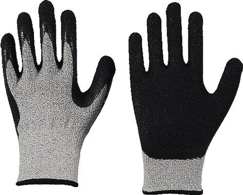 LEIPOLD Schnittschutzhandschuhe Solidstar 1443 grau / schwarz EN 388 PSA II Gr. 8 - 1443-8