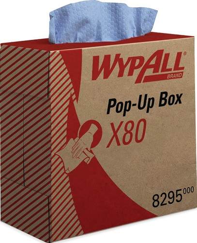 WYPALL Wischtuch X80 8295 L427xB212ca.mm blau 1-lagig 5 Boxen/KT - 8295