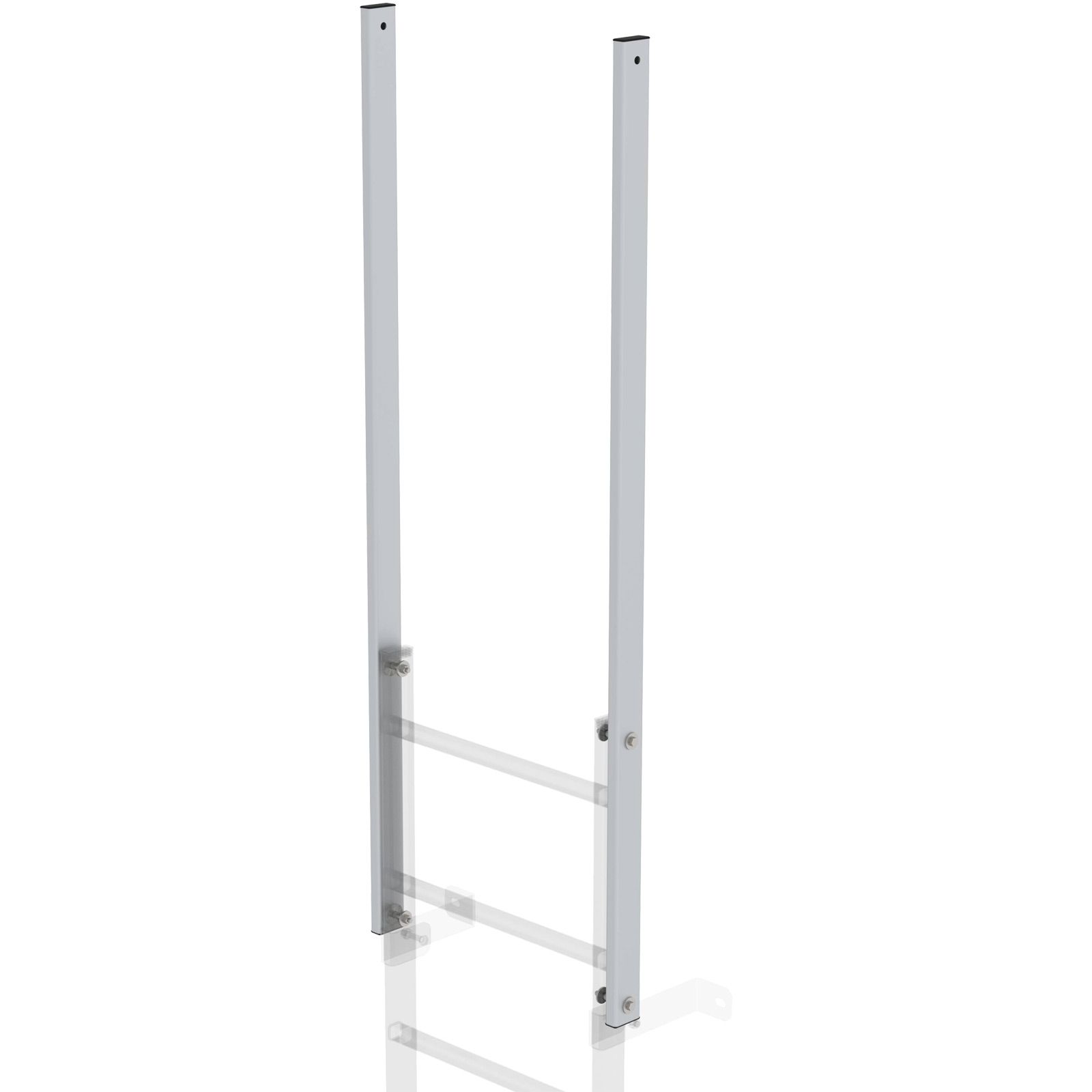 Günzburger Steigtechnik Ausstiegsholm gerade Aluminium eloxiert Länge 1.600 mm - 061243