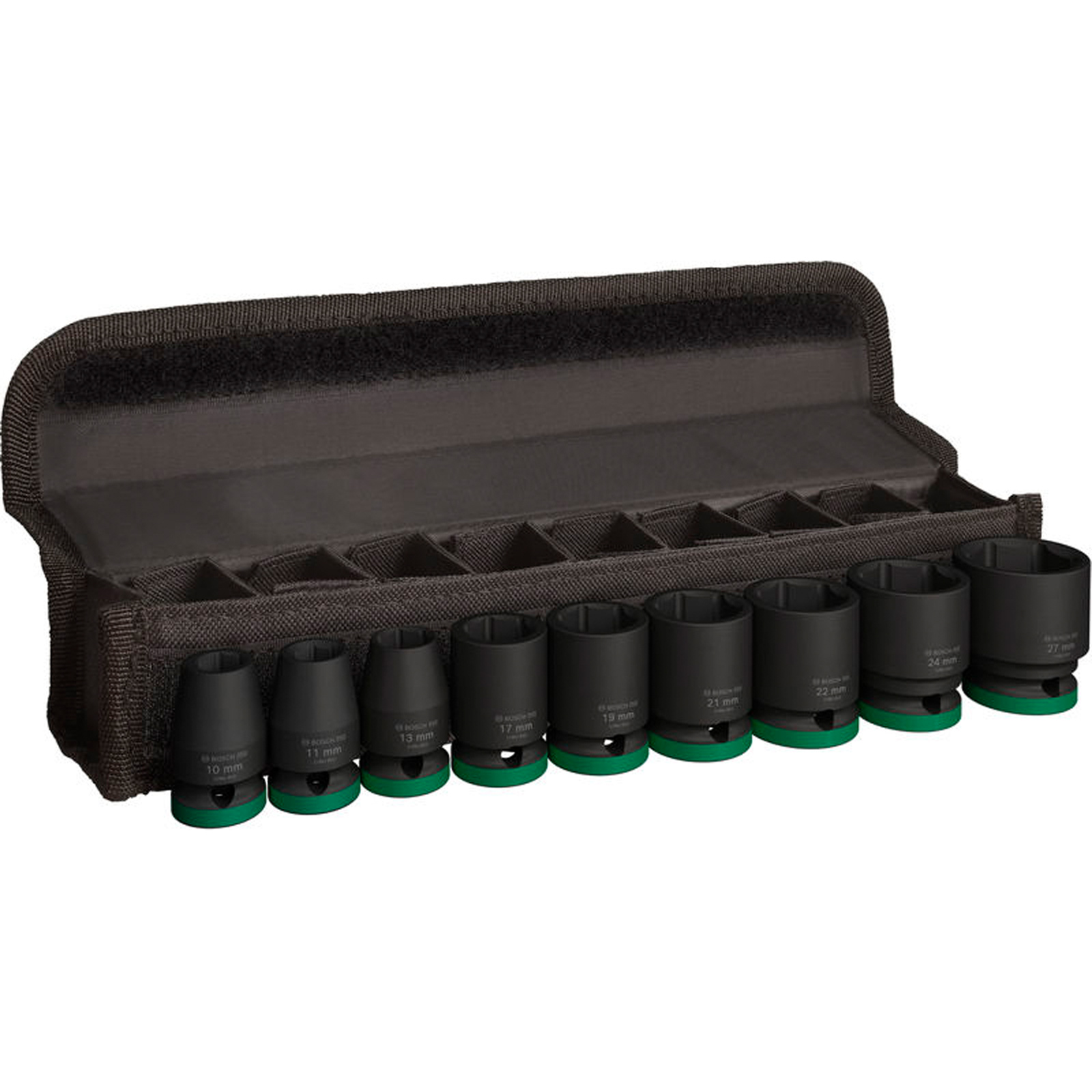 Bosch PRO Impact Socket Set 1/2" Standard 9‑tlg. - 2608003038