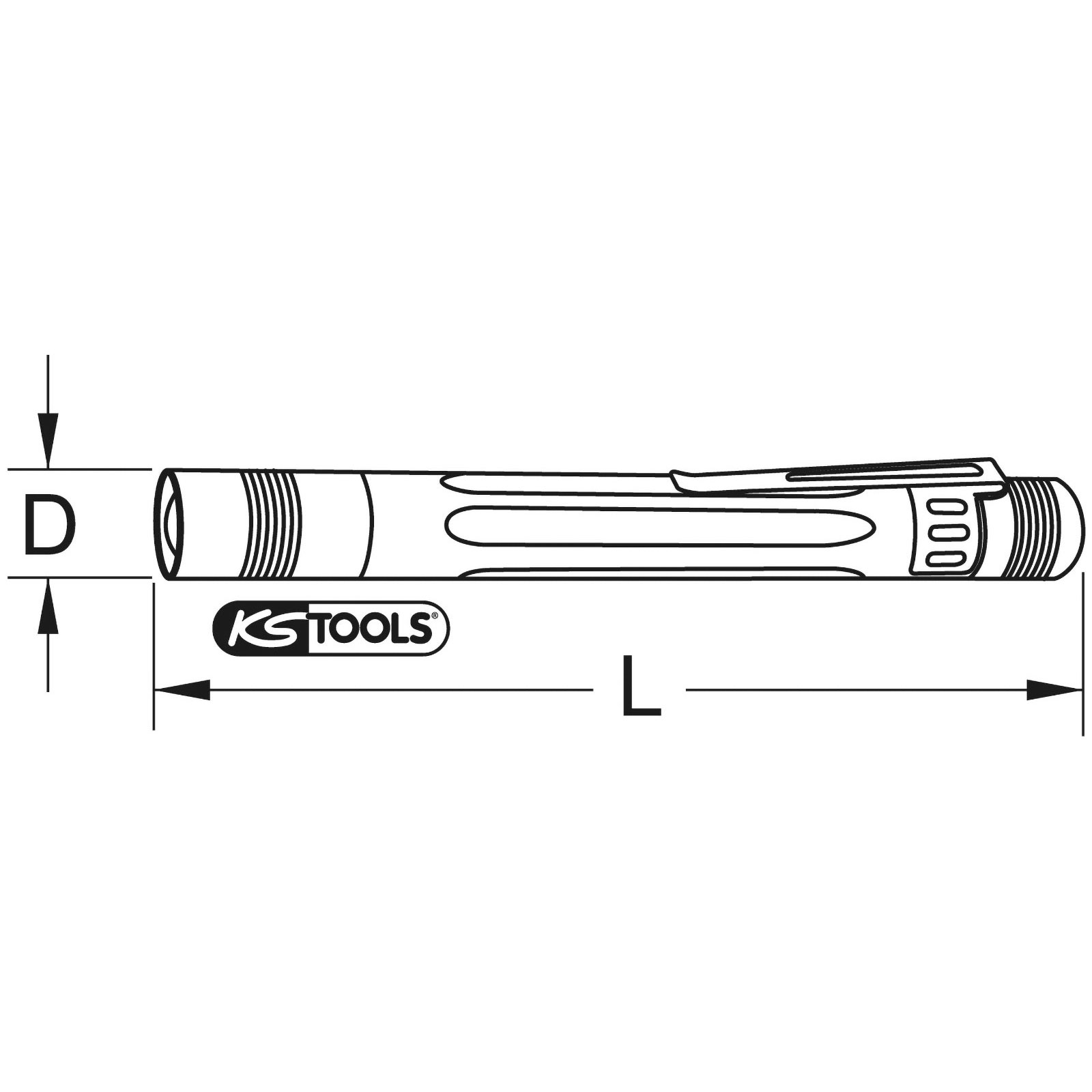 KS TOOLS perfectLight Taschenlampe 85 Lumen - 150.4370