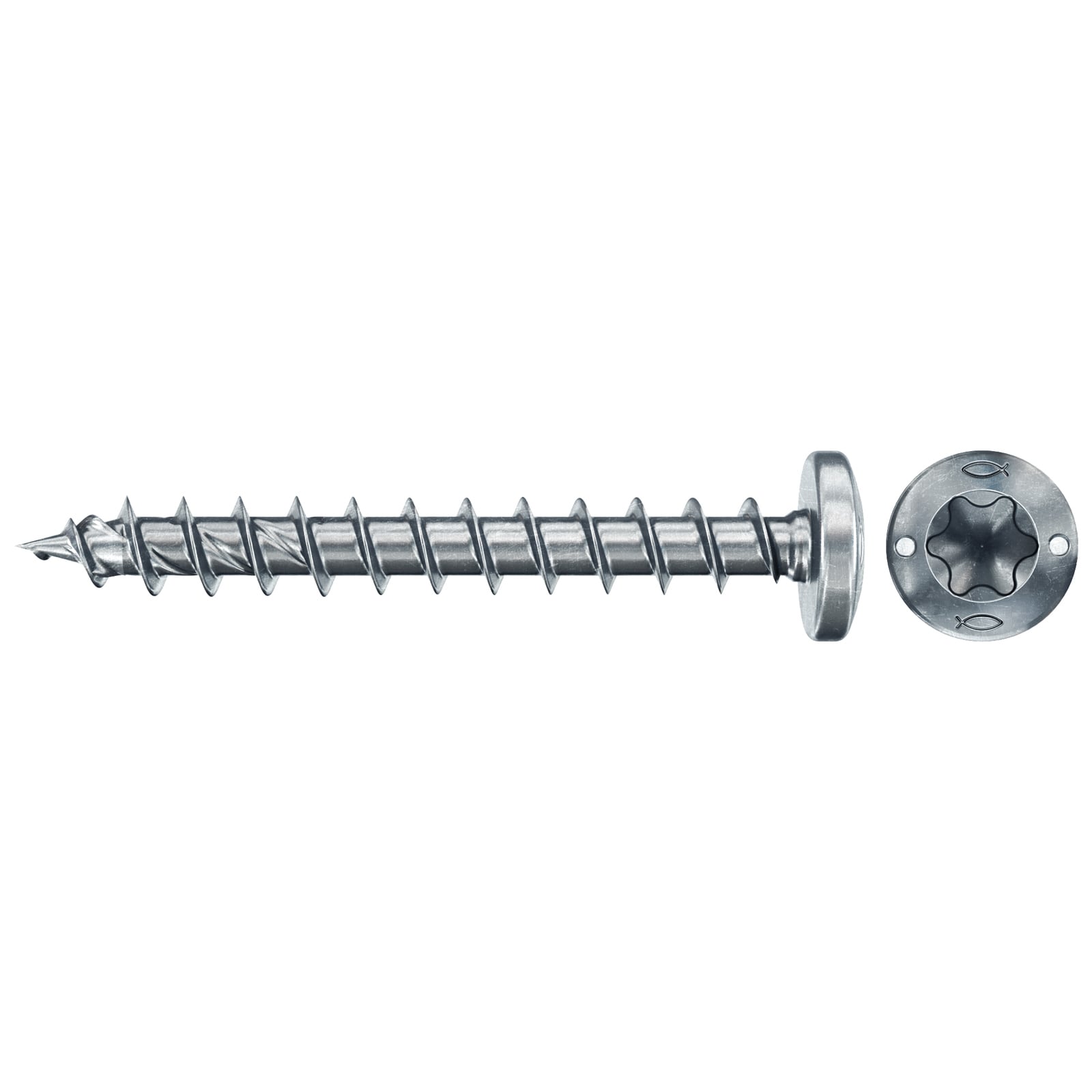 fischer Spanplattenschraube PowerFast FPF II PTF 3,5 x 25 BC 110 Panhead Innenstern TX Vollgew. - 577998