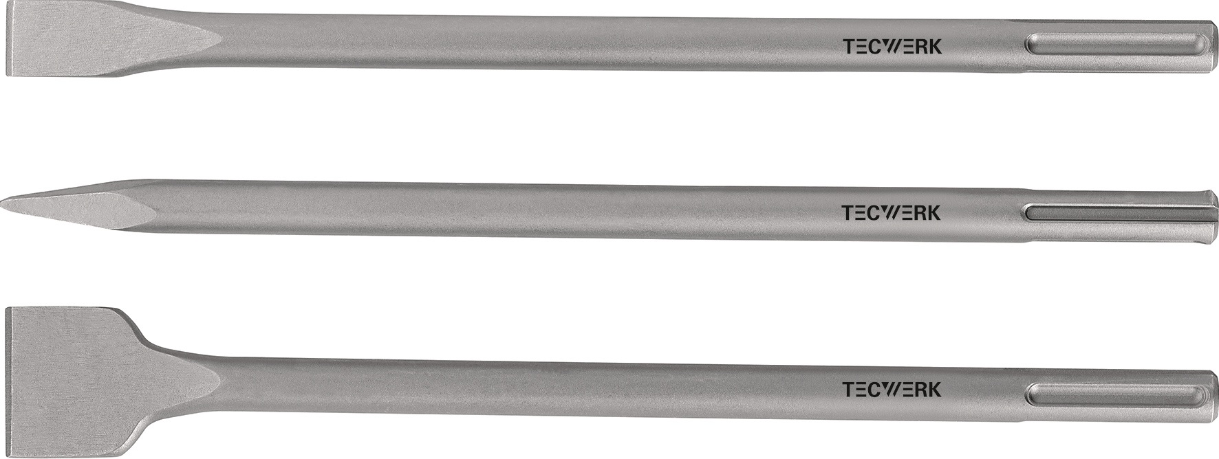 Einsteckwerkzeugset SDS-max 3-tlg.L.400mm TECWERK