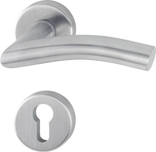 HOPPE Rosettengrt.Ant.E1402Z/42KV/42KVS VA F69 rd.PZ DIN L/R D/D - 11571883