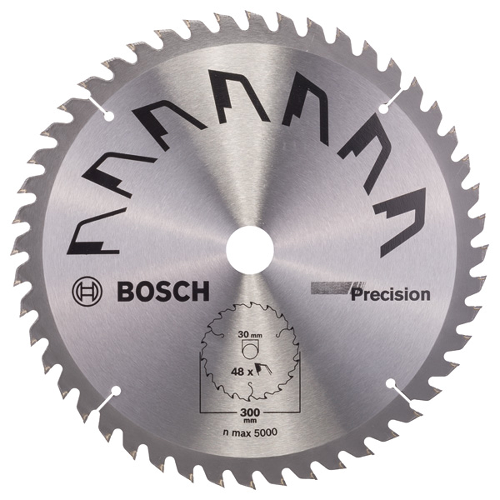 Bosch Kreissägeblatt PRECISION D= 300 mm Bohrung= 30 mm Z= 48 - 2609256883