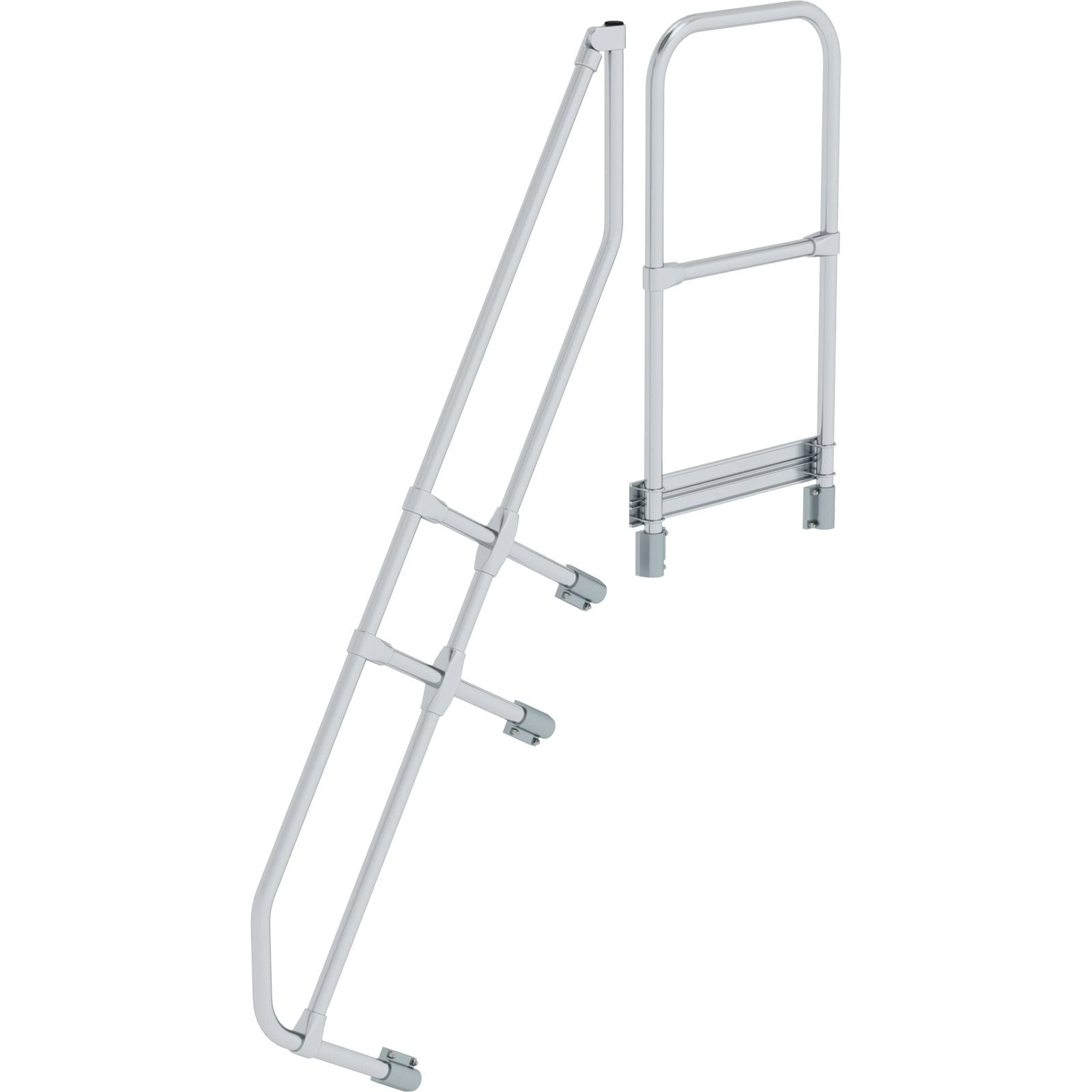 Günzburger Steigtechnik zweiter Handlauf für Treppe mit Plattform 60° mit 6 Stufen - 600586