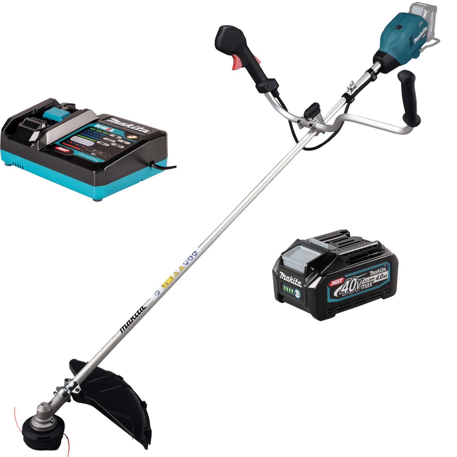 Makita UR006GM102 Akku-Freischneider 40V max. Zweihandgriff / 1x 4,0 Ah Akku + Ladegerät