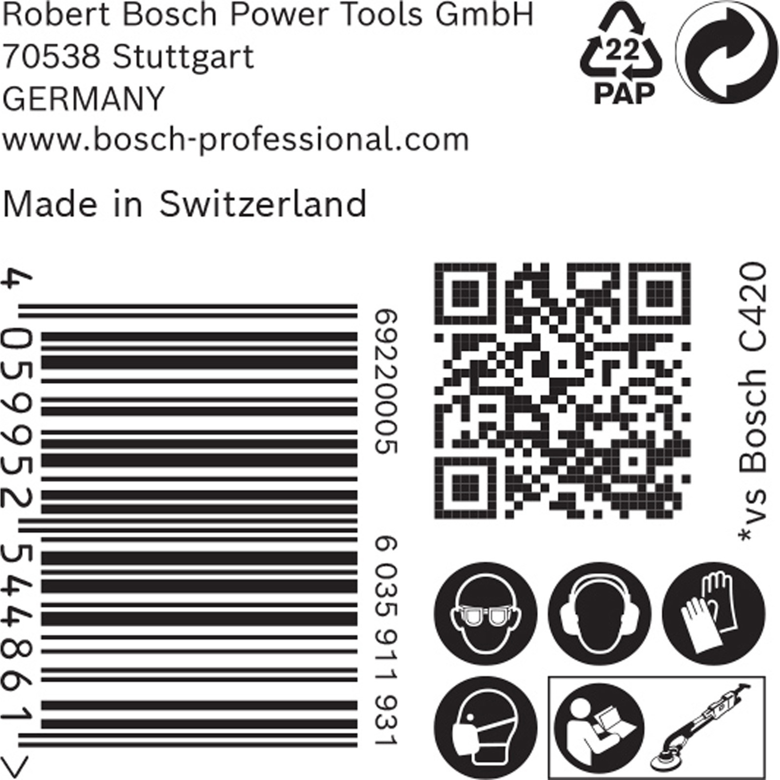 Bosch 25x Expert C470 Schleifpapier mit 19 Löchern für Trockenbauschleifer Ø 225 mm G 80 - 2608901148