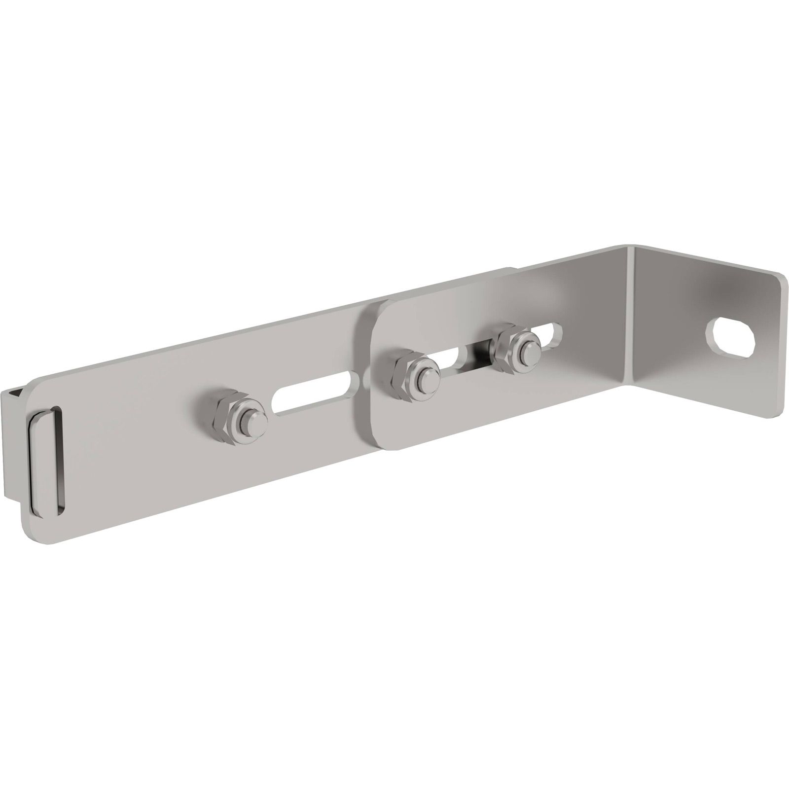 Günzburger Steigtechnik Wandhalter mit Klemmbügel verstellbar Edelstahl 215 - 275 mm - 068262