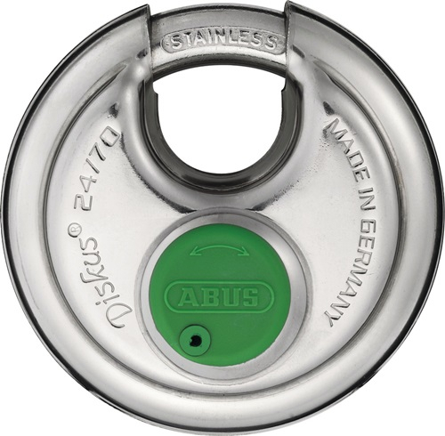 ABUS Zylindervorhangschloss 24IB/70 Schlosskörper-B.70mm VA versch.-schl. - 81694