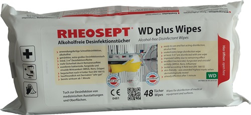 RHEOSEPT Desinfektionstücher RHEOSEPT L300xB270ca.mm KT=6x48 Tü - 069008-01