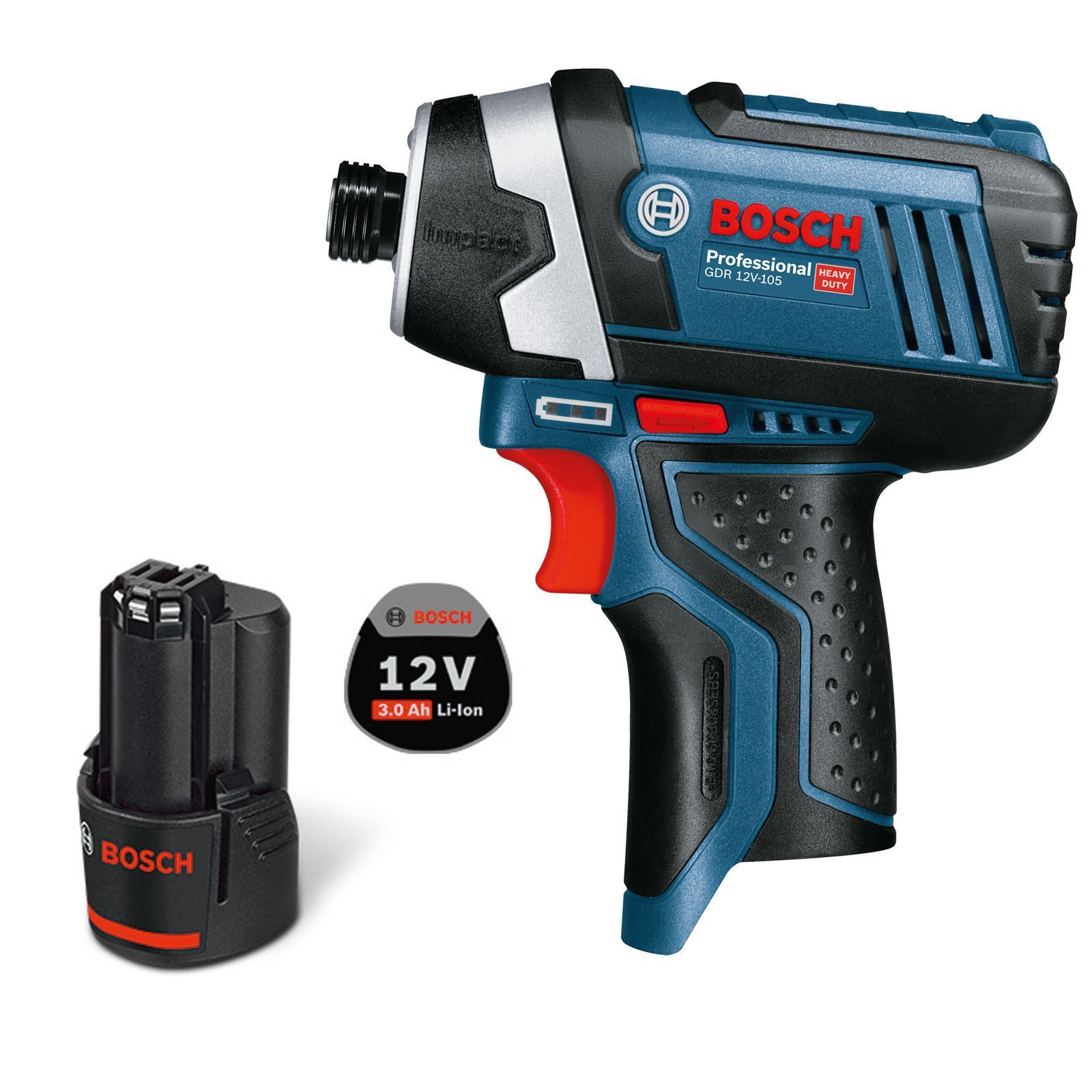 Bosch Akku-Drehschlagschrauber GDR 12V-105 / 1x 3,0 Ah Akku