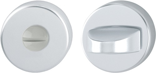 HOPPE Schlüsselrosetten-Paar 42KVS Alu.F1 Schildst.9mm SK/OL rd - 6988612