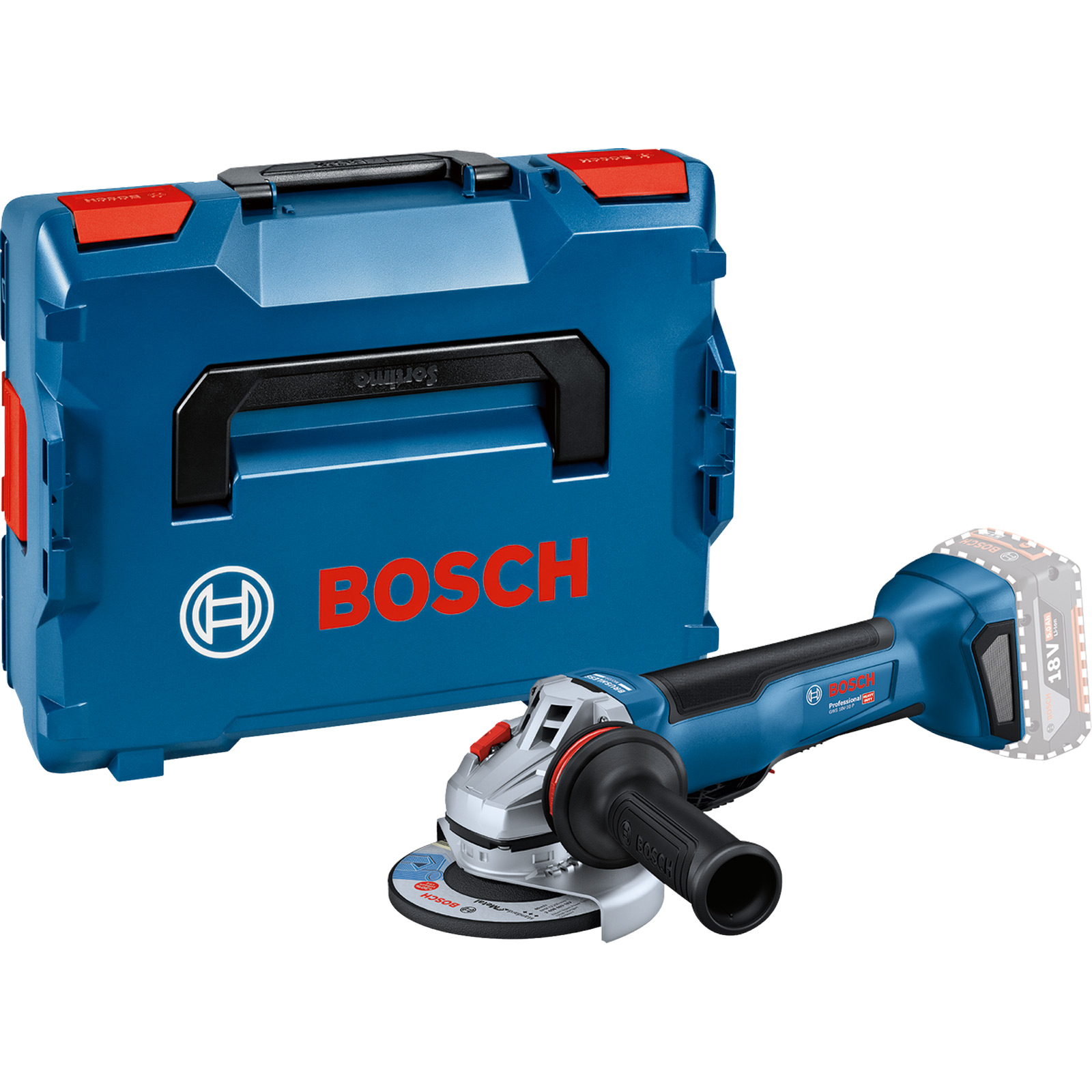 Bosch Akku-Winkelschleifer GWS 18V-10 P Ø 125 mm Solo in L-Boxx - 06019J4102