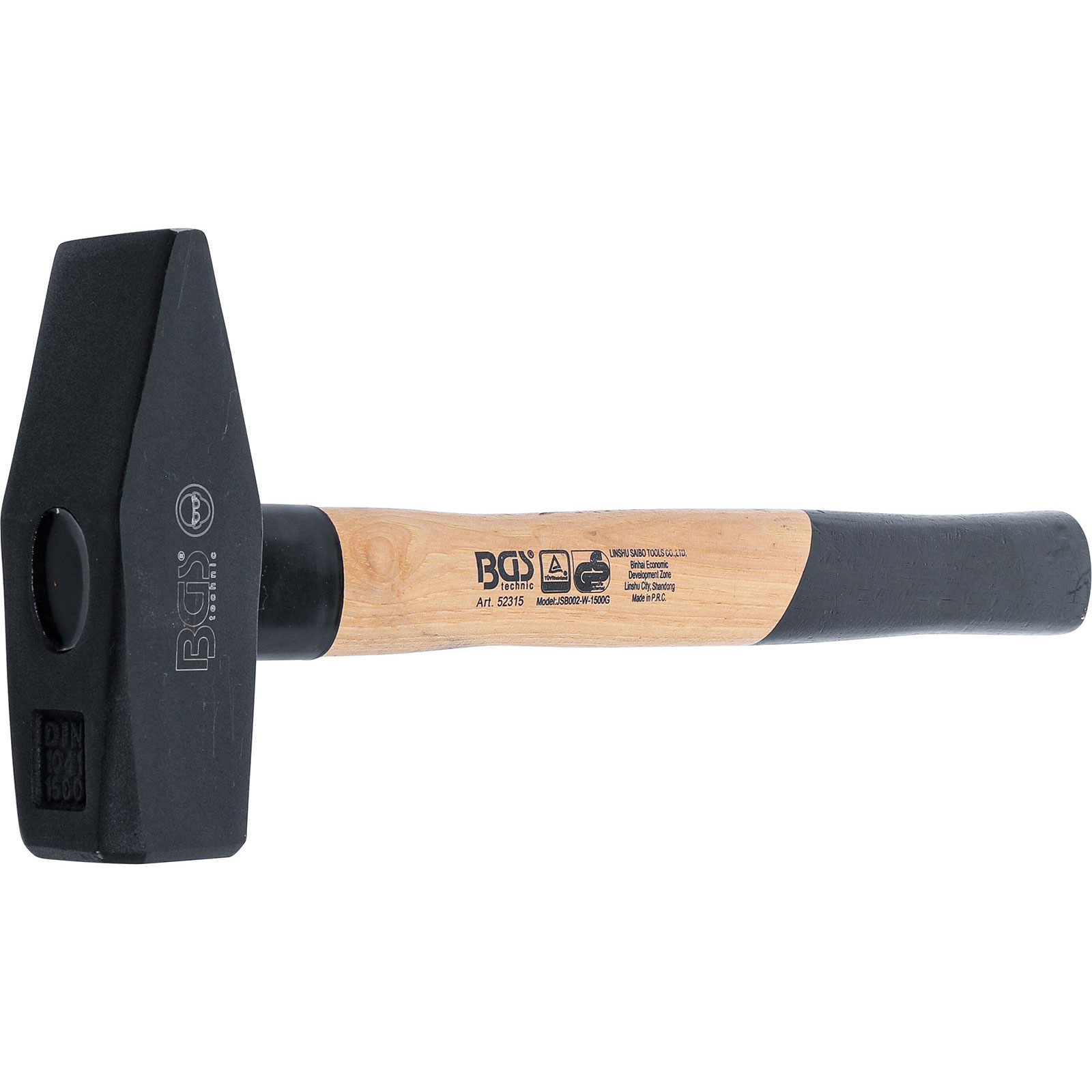 BGS Schlosserhammer Hickory-Stiel DIN 1041 1.500 g - 52315