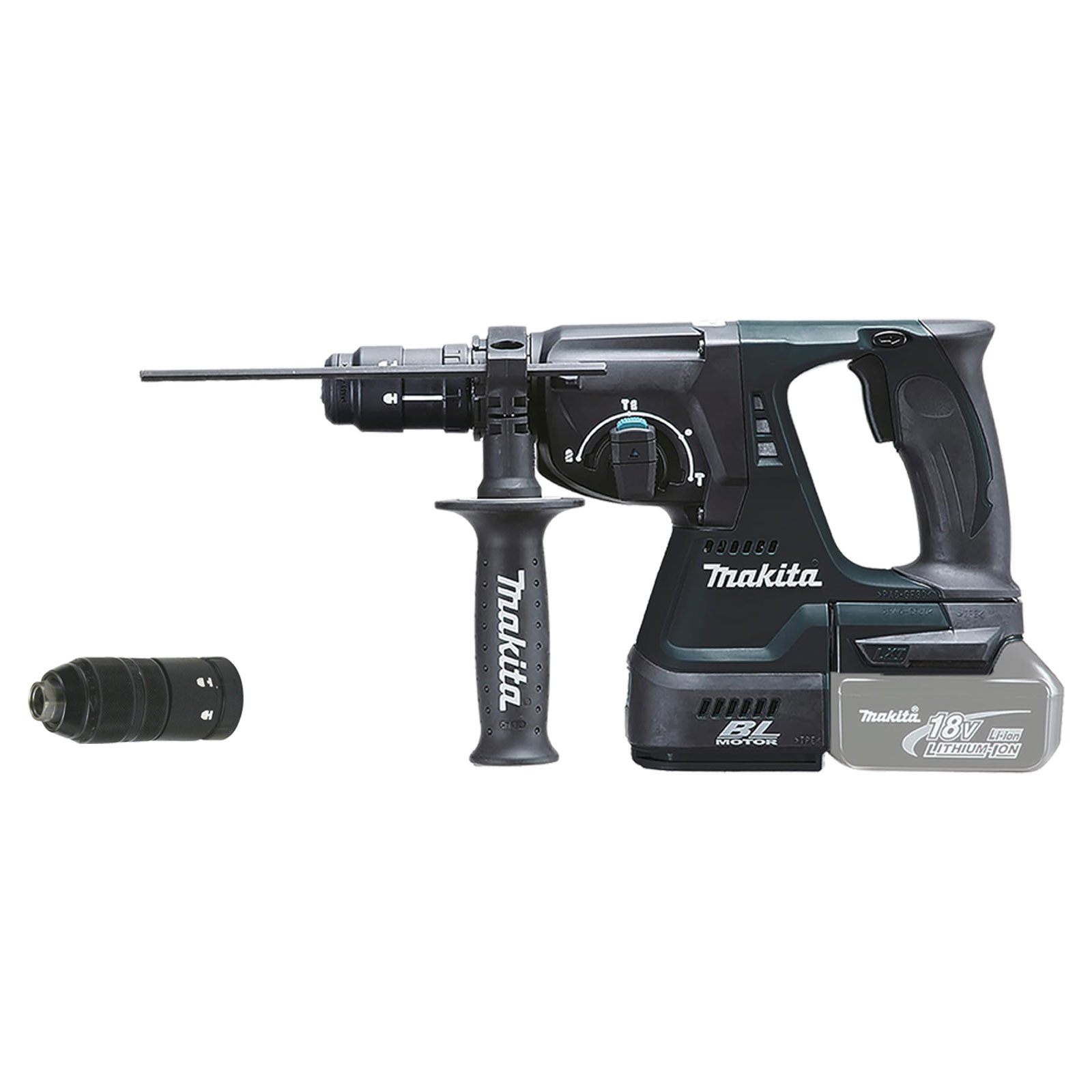 Makita DHR243ZB Akku-Kombihammer SDS-Plus schwarz 18V Solo