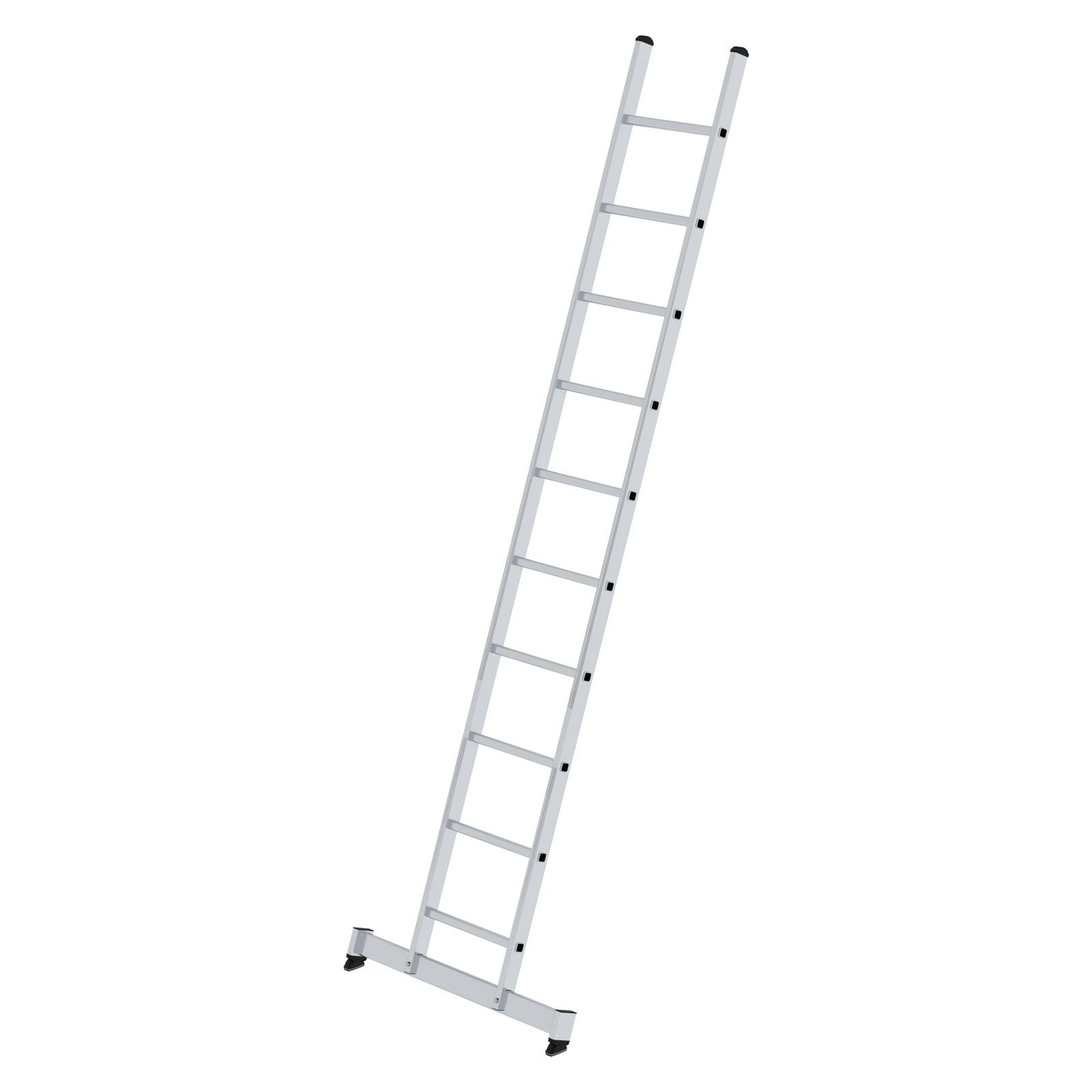Günzburger Steigtechnik Sprossen-Anlegeleiter mit nivello-Traverse 10 Sprossen - 010310