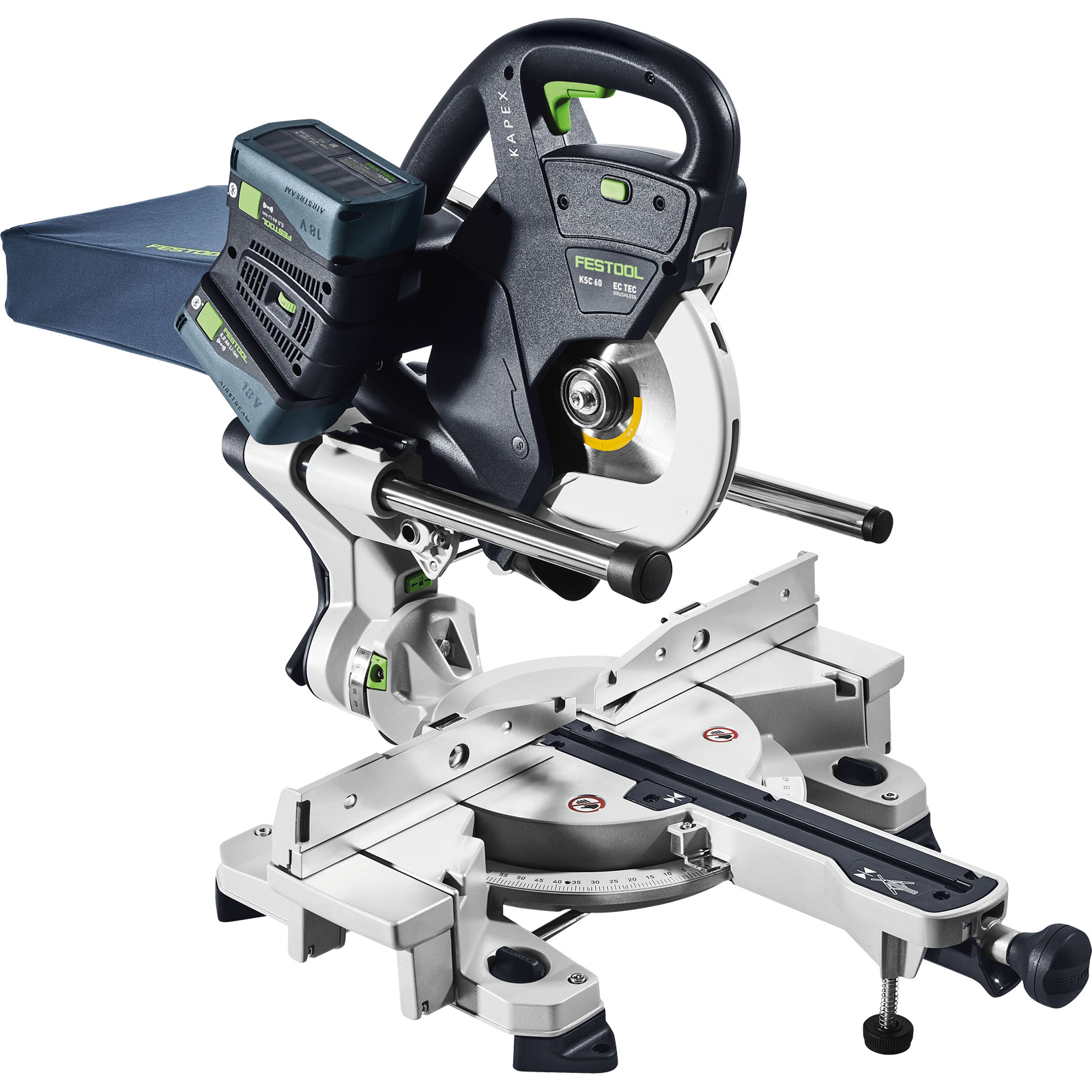 Festool Akku-Kapp-Zugsäge KAPEX KSC 60 EB 5,0 I-Plus / 2x 5,0 Ah Akku + Ladegerät - 577954